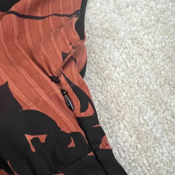 Anthropologie Eva Franco Floral Asymmetric Boho Maxi Dress 10 - Picture 8 of 10